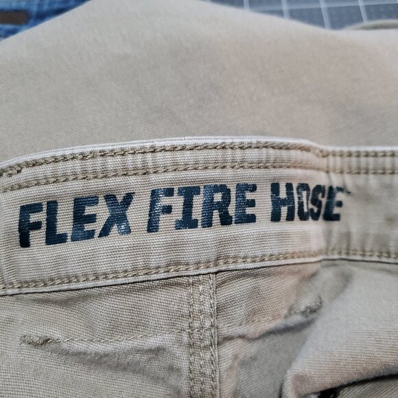 DuluthFlex Fire Hose Canvas Cargo Pants - Rugged Workwear Khaki - Picture 9 of 9